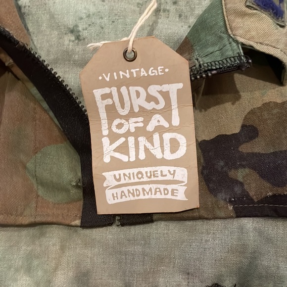 Vintage Furst of a kind NWT shrug camo top one size fits all handmade - Picture 7 of 11